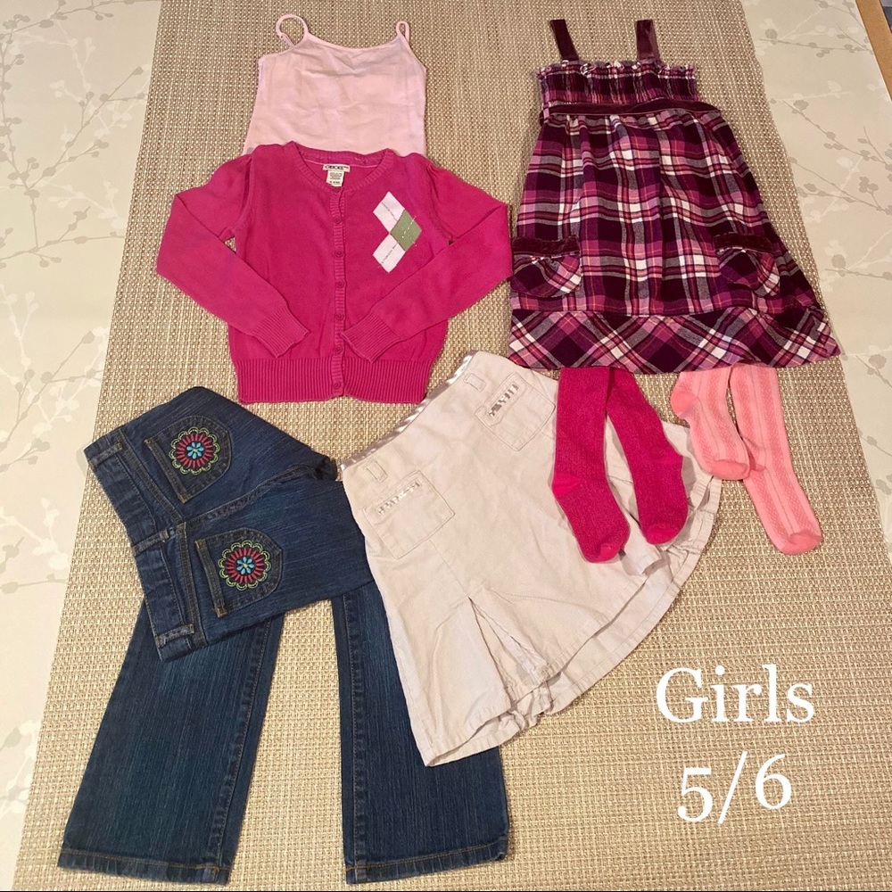 ✔️ SOLD 📬 EUC/ VGUC Girls 7 pc Bundle, Size 5/6